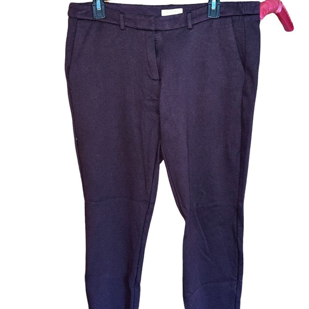 Carolina Belle Montreal Maroon and Black‎ Straight Leg Casual Slacks Women’s 12